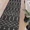 Flash Furniture Geometric Bohemian Low Pile Rug - 2' x 6' - Dark Gray/Ivory Polyester RC-CR19-1330-26-GR-GG - alternate 7